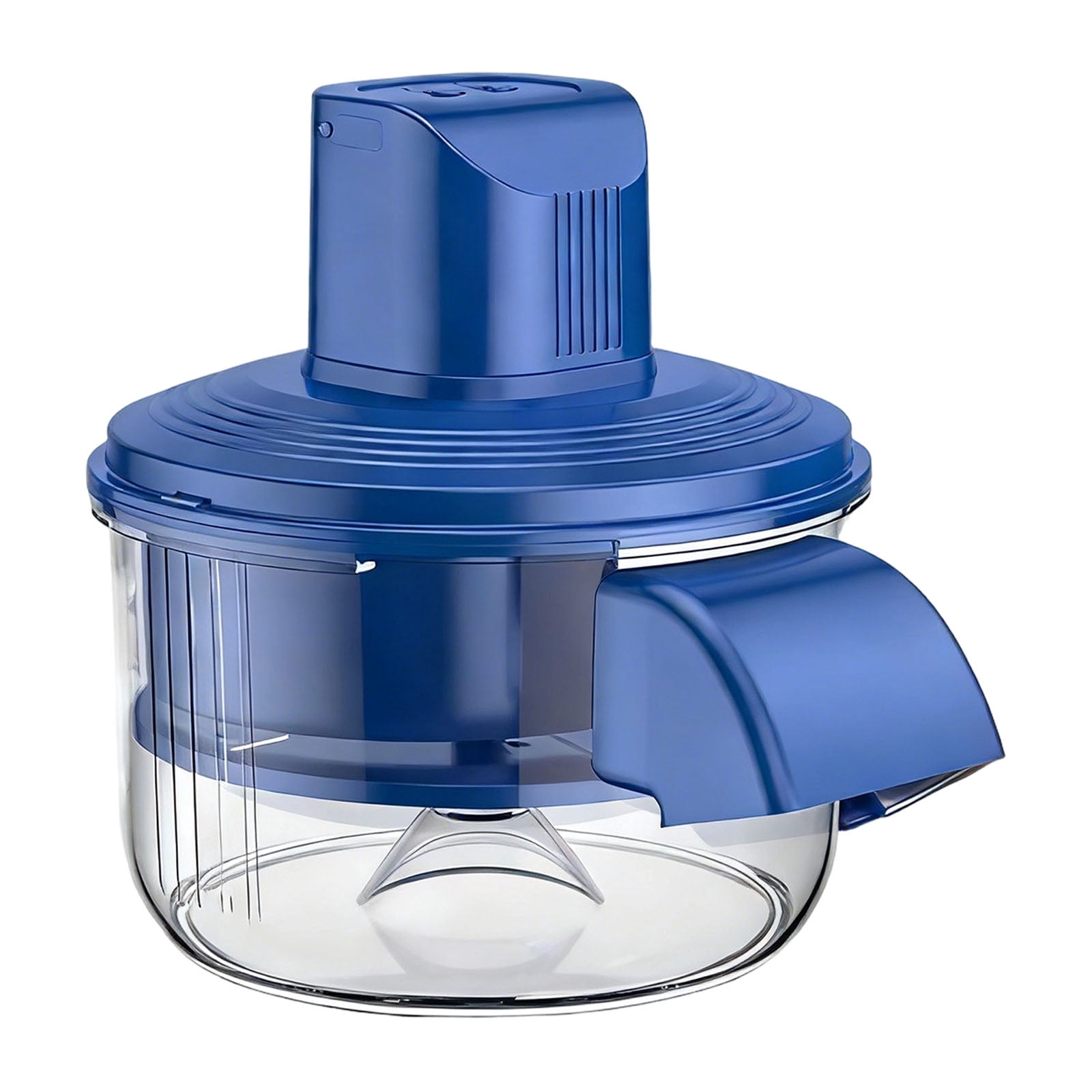 2 in 1 Automatic Peeling Machine, Durable Electric Potato Peeler, Grape & Garlic Peeler Machine Rechargeable Wireless Fruit & Veggie Peeler for Home Kitchen, 1Pc, Easy to Clean(Blue,11.5x11.5x11")