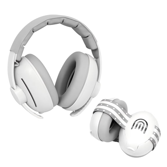 2 in 1 Baby Ear Muffs Noise Protection & Baby Headphones, Infant Ear Protection Noise Cancelling Headphones for Babies 03 Months, Baby Ear Protection for Noise, Ear Muffs for Baby Airplane & Travel