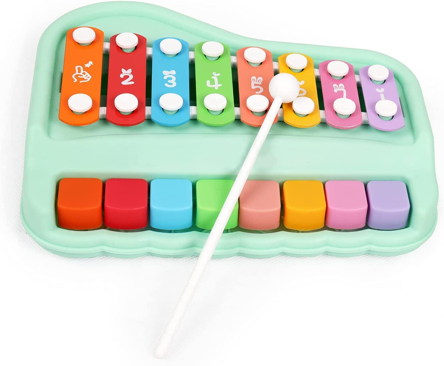 2 in 1 Baby Piano Xylophone Toy for Toddlers 1 3 Years Old 8