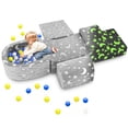 thumbnail image 1 of 2 In 1 Ball Pit for Toddlers 5 Piece, Foam Climbing Blocks Toys for Toddlers 1-3 Inside, Soft Play Baby Ball Pit Toys, Glow in The Dark Toddler Couch, Gray, 1 of 8