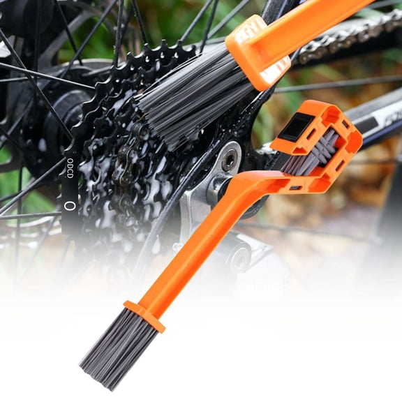 2 In 1 Bike Motorcycle Chain Washing Brush New Upgrade Motorcycle Chain Cleaner Bike Chain Cleaner Motorcycle Chain Brush Motorcycle Chain Washer Flywheel Gear Chain Brus 12.2 cm×5.3 cm