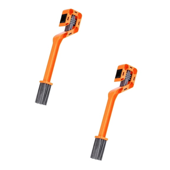 2 In 1 Bike Motorcycle Chain Washing Brush New Upgrade Motorcycle Chain Cleaner Bike Chain Cleaner Motorcycle Chain Brush Motorcycle Chain Washer Flywheel Gear Chain Brus 2PCS