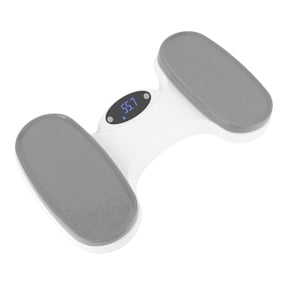 2 in 1 Body Weight Scale Twisting Waist Exercise Equipment with LED Display, Portable Ab Workout Board & Compact Core Sculpting Twister for Larger Feet (20.8 x 12.5 x 3.1 Inches / 53 x 32 x 8 cm)