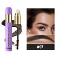 thumbnail image 1 of 2 in 1 Brow & Hairline Roots Stick, Multi-Use with Spong Head & Filler Brush, Instantly Cover Filler Thin Hair Color and Drawing Eye Liner Eyebrow, Long-lasting Waterproof for Women, 1 of 7