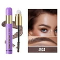 thumbnail image 1 of 2 in 1 Brow & Hairline Roots Stick, Multi-Use with Spong Head & Filler Brush, Instantly Cover Filler Thin Hair Color and Drawing Eye Liner Eyebrow, Long-lasting Waterproof for Women, 1 of 7