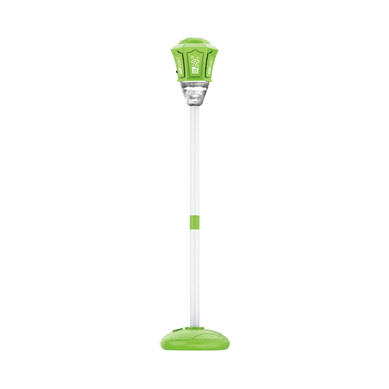 2 in 1 Bubble Machine LED Street Light, Automatic Bubble Blower with Music Remote Control Adjustable Height Outdoor Indoor Party Wedding Birthday Decoration,Green (20"-47")