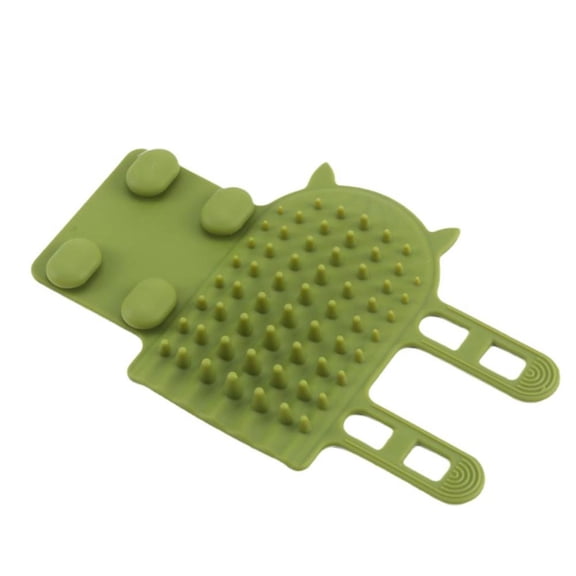 2 In 1 Cat Scratch Pad For Table Legs Silicone Cat Scratcher With Handheld Massage Comb Food Grade Non Toxic Easy Clean Adjustable Straps For Furniture Protection