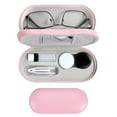 thumbnail image 1 of 2 in 1 Contact Lens Case, Double Sided Contact Lens Travel Kit Includes Remover Tool with Tweezers, Dual Use Design for Contact Lens Box and Glasses Case, Portable Storage Kit (Pink?, 1 of 4