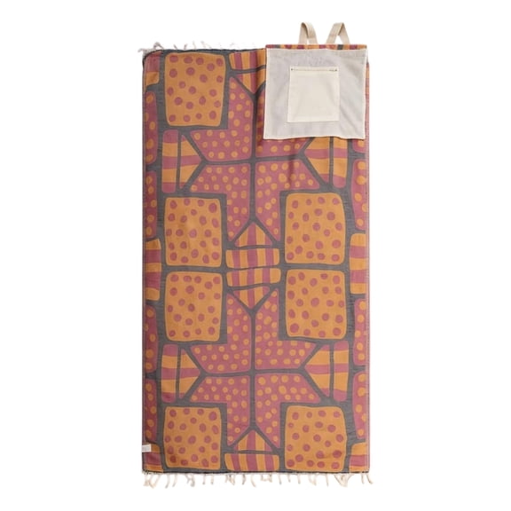 2 in 1 Convertible Towel Bag, Sand Cloud Beach Towel Bag, Sand Cloud Blanket, Quick-Dry Microfiber Lightweight Beach Towel Backpack with Inner Zip Pocket for Camping & Vacation