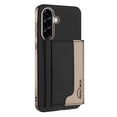 thumbnail image 1 of 2 in 1 Detachable PU Leather Wallet Case Compatible with Samsung Galaxy S24 FE, RFID Blocking Magnetic Shockproof Protective Phone Cover Stand + Card Holder, Support Wireless Charging, Black, 1 of 12