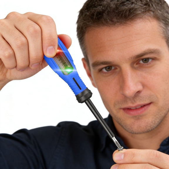 2 In 1 Digital Display Voltage Tester Screwdriver Smart Digital Voltage Tester & Screwdriver Non Voltage Testes with LED Display for Electrical Summer