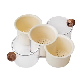 2 In 1 Divided Serving Platter with Handle - Durable Stackable Fruit Vegetable Tray with Drain Basket, Fruit Candy Display Box, and Snack Display Tray for Countertop, set of 1(White,12.6x10.5")