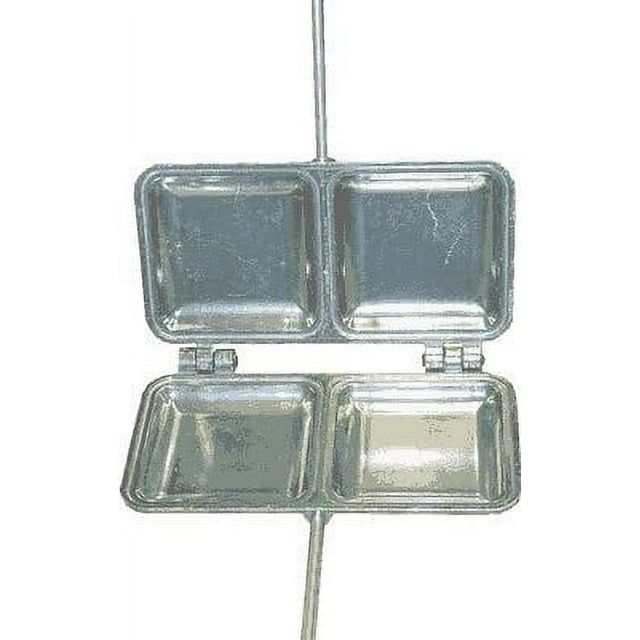 2 in 1 Double Camping Pie Iron, Mountain Pie Maker, Campfire Pie Maker