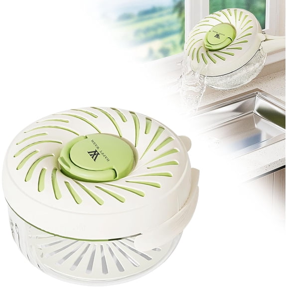 2 in 1 Drainer, 2 in 1 Drainer and Strainer with Ice Box Preservation, Bilayer Collapsible Fruit Washing Basket with Cover and Handle, Multifunctional Fruit Vegetable Drain Bowl (Green)