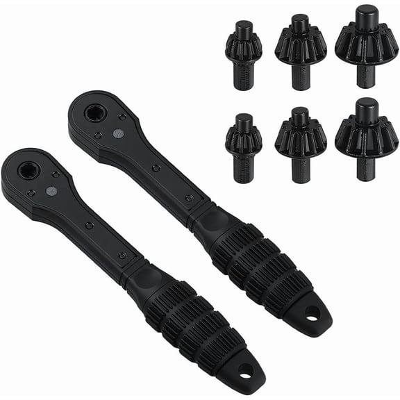 2 in 1 Drill Chuck Ratchet Spanner, Universal Double Head Ratchet Drill Chuck, Drills Chucks Rat-chet Wrench - Ch-uck Key Replacement Tool for Replace Drills Ch-uck