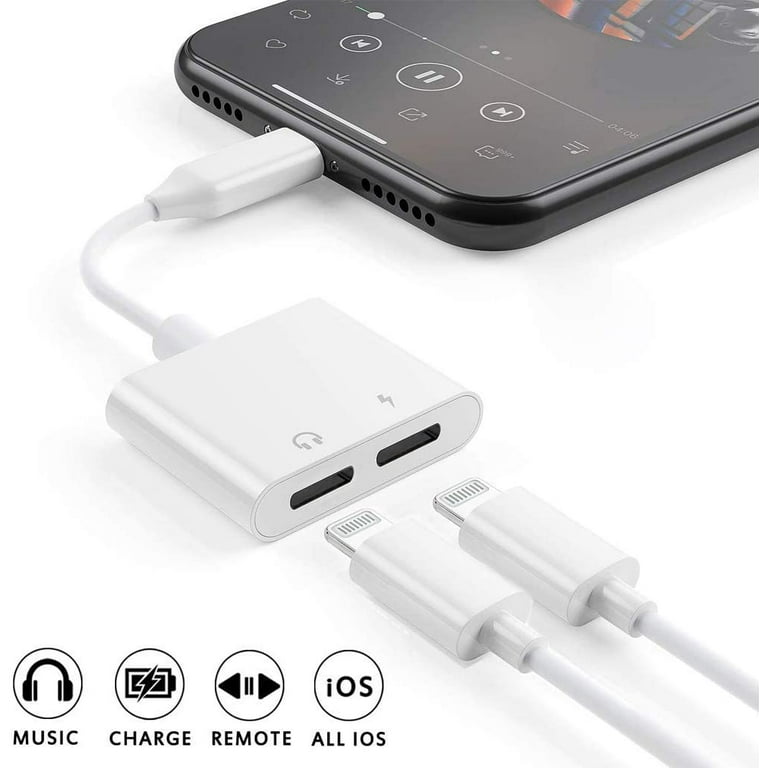 Adaptateur Lightning et jack 2 en 1