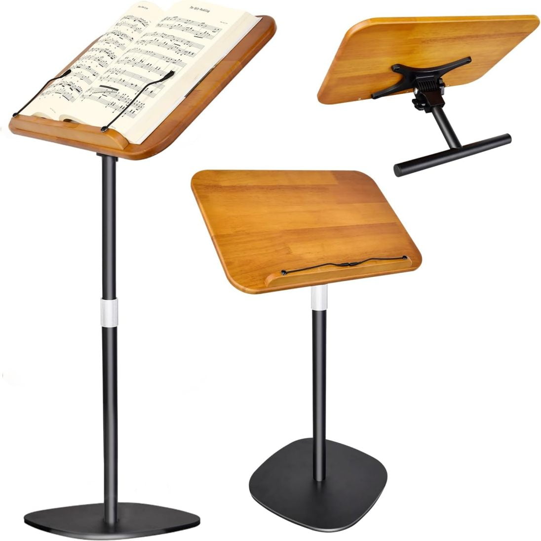 2 in 1 Dual-use Podium Stand & Book Stand,Floor and Desktop Book Holder ...