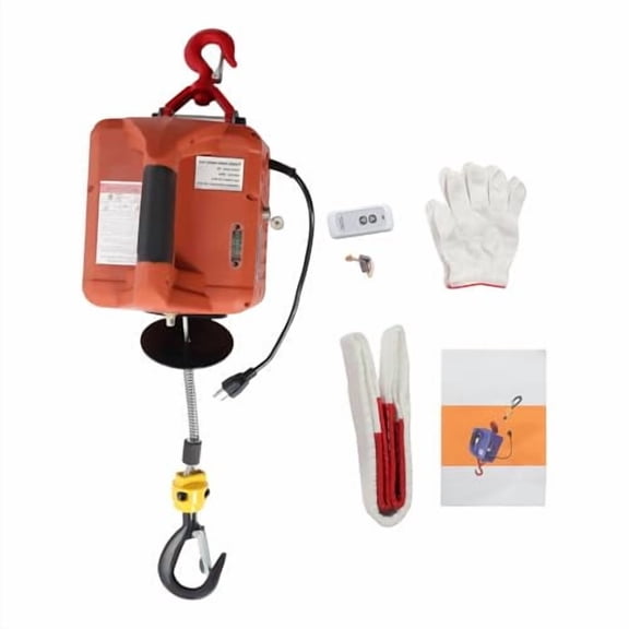 2 in 1 Electric Hoist Winch - 2200LBS 38FT 110V Manual, Wired and Wireless Remote Control for Factories, Warehouses, Garages, Etc$$Tools & Hardware Other