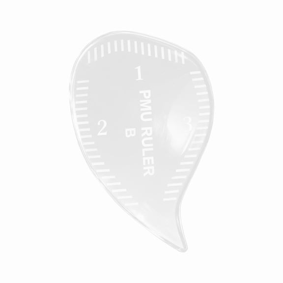 2 in 1 Eyebrow & Eyeliner Stencil, Eyebrow Stencils Ruler, Reusable Acrylic Brow Shaping Guide and Liner Template, Beginner Friendly Makeup Tools for Perfect Symmetrical Brows