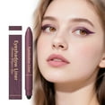 thumbnail image 1 of 2 in 1 Eyeshadow and Eyeliner Pen, Waterproof Cream Eyeshadow Stick, Shimmer Eye Shadow Pencil, High Pigmented Eyeshadow, Highlighter Eye Liner, Multi-Dimensional eyes Look (Purple), 1 of 7
