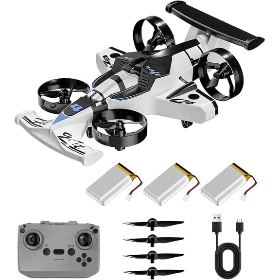 2 in 1 Flying RC Car Drone, Rechargeable Dual Mode Remote Control Flying Car Drone, 360° High Speed Drift Stunt Cars, 2.4Ghz Remote Control Flying Car Gifts for Christmas