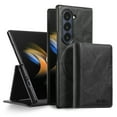 thumbnail image 1 of 2 In 1 Function Wallet Case for Samsung Galaxy Z Fold 7 Compatible with MagSafe for Men Women, Detachable Magnetic Wallet Phone Case with Card Slots Holder, Support Magnetic Car Mount - Black, 1 of 7