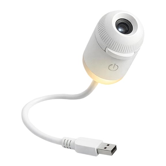 2 In 1 Galaxy Projector Night Light for Home Entertainment 360 Adjustable LED Space Lamp Portable USB Projectors with Sliding Projection Films for Ambient