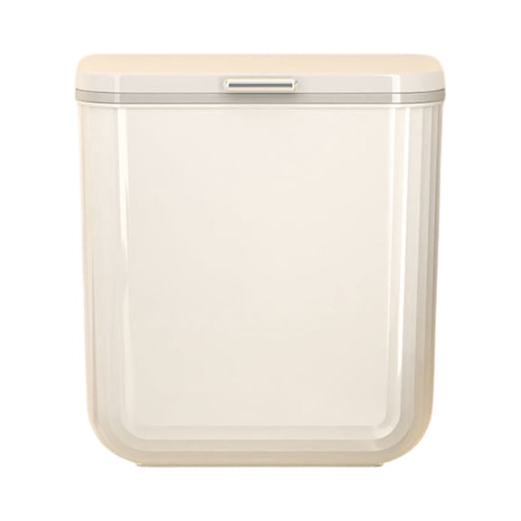 2.1 Gallon Kitchen Compost Bin, Small Hanging Trash Can With A Lid, Dual Installation Method Under The Sink, Odorless, For Kitchens, Bathrooms, Offices, Homes, RVs,10.43*8.86 Inches.