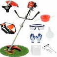 thumbnail image 1 of 2 in 1 Gas Weed Wacker, 52cc 2-Cycle Gas Weed Eater, Grass Trimmer 8500rpm High Power Gas String Trimmer, Brush Cutter for Yard & Garden, Full Functioning Guard Accessories, 1 of 7