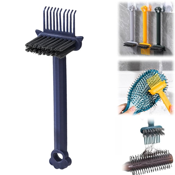2 In 1 Hair Brush Cleaning Tool 2026 New Comb Cleaning Brush, Portable Hair Brush Cleaner Rake, Hairbrush Cleaner Solution, Comb Cleaner Hairbrush Cleaner Tool Salon Travel Use (1Pc)
