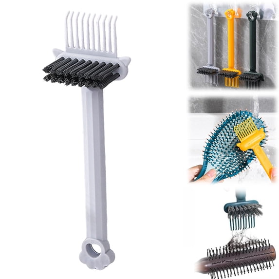 2 In 1 Hair Brush Cleaning Tool 2026 New Comb Cleaning Brush, Portable Hair Brush Cleaner Rake, Hairbrush Cleaner Solution, Comb Cleaner Hairbrush Cleaner Tool Salon Travel Use (1Pc)
