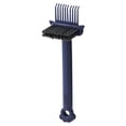 thumbnail image 1 of 2 in 1 Hair Brush Cleaning Tool, NEW Comb Cleaning Brush, Portable Hair Brush Cleaner Rake, Hairbrush Cleaner Solution, Comb Cleaner Hairbrush Cleaner Tool Salon Travel Use ,Blue,6.3x1.3", 1 of 9