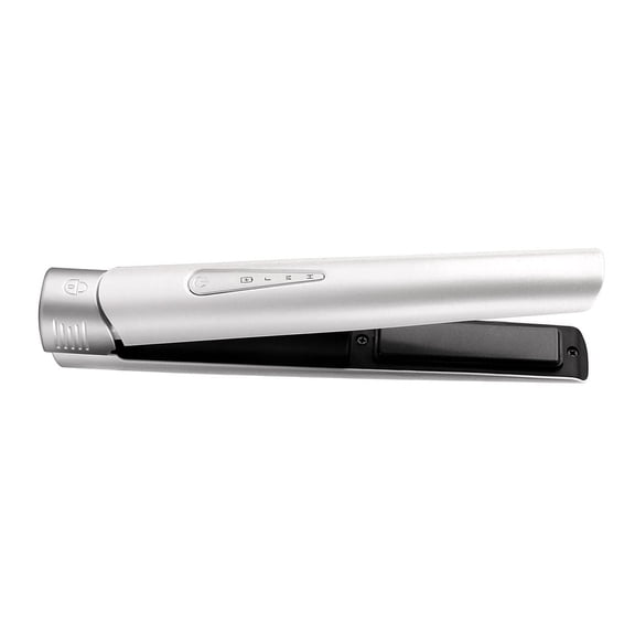 2 in 1 Hair Straightener and Curler ,Cordless Travel Rechargeable Battery Operated Hair Straightener 4800mAh,Titanium Plate Straightener Curling Iron,Mini Size Easy Carry