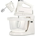thumbnail image 1 of 2 in 1 Hand Mixers Kitchen Electric Stand mixer with bowl 3 Quart, electric mixer handheld for Everyday Use, Dough Hooks & Mixer Beaters for Frosting, Meringues & More, 1 of 9