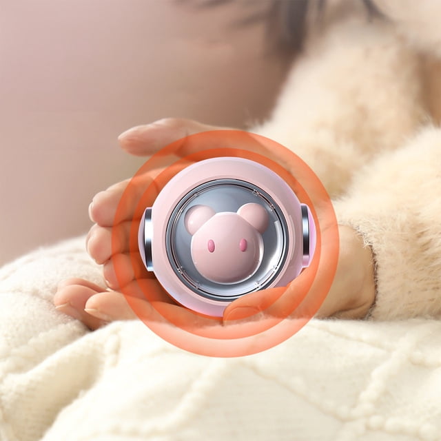 2 in 1 Hand Warmers Rechargeable and Power Charger, USB Hand Warmer, Reusable Portable Hot Hands Heaters, Quicks Heating, Convenient to Use, Comfortable and Warm(Pink)