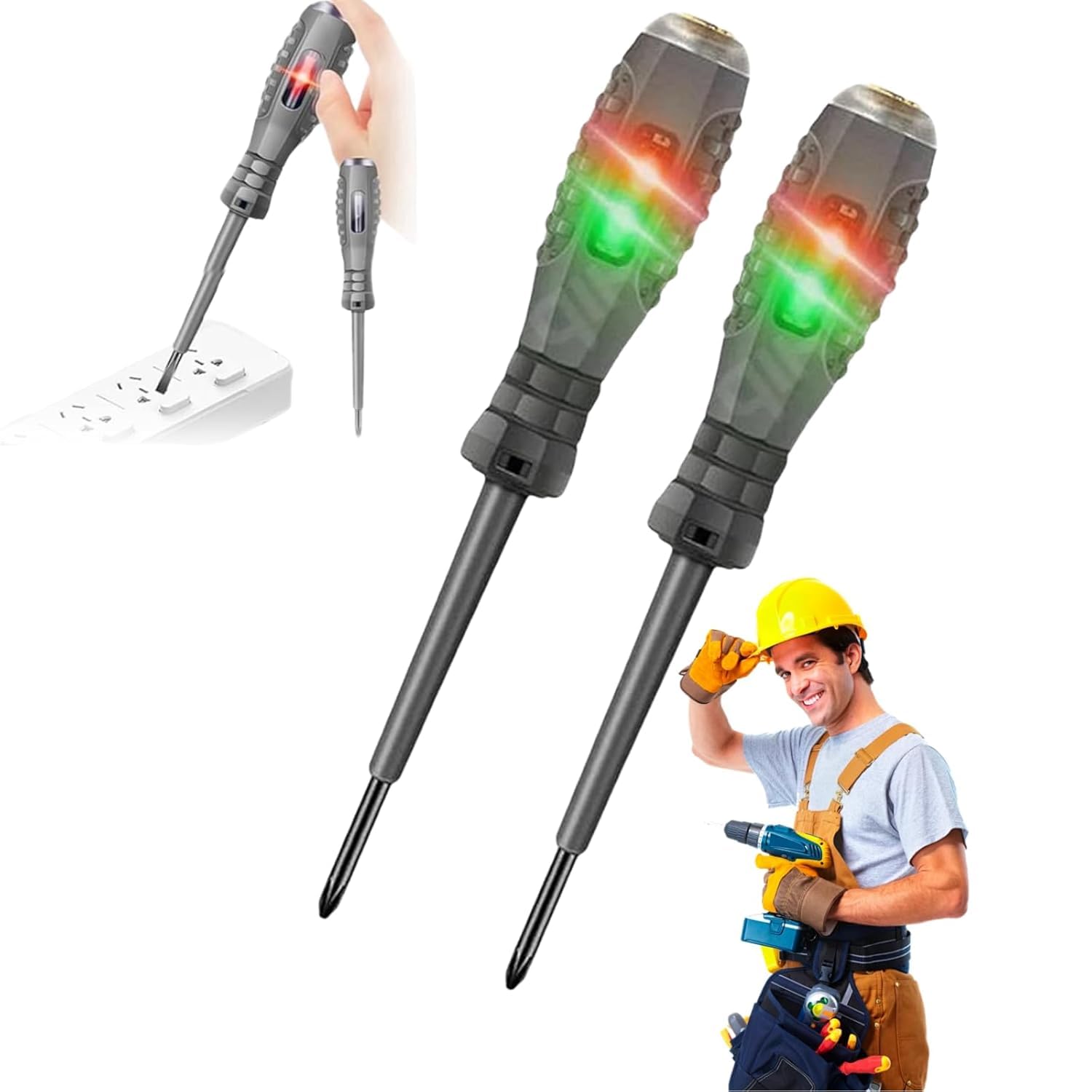 2 In 1 High Torque Strong Magnetic Screwdriver Electricity Detector 2 In 1 High Torque Strong Magnetic Screwdriver Electricity Detector
