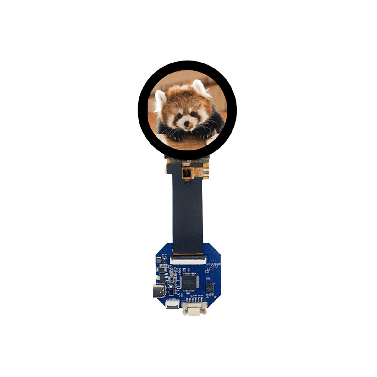 2.1 Inch Round LCD Screen 480X480 Circular IPS Display RGB SPI