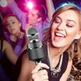 thumbnail image 1 of 2 in 1 Karaoke Wireless Microphone, Wireless Condenser Microphone Live Broadcast Karaoke Artifact Home Video Microphone Speaker Integrated with Sound Effect Kids Gifts for Girls and Boys, 1 of 7