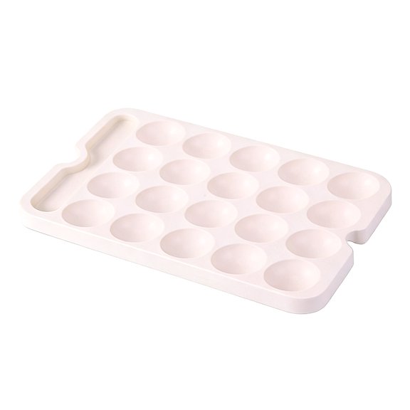2/1 Layer Stackable Eggs Storage Container With Removable Trays And Secure Locks For Freshness And Space Saving In Fridge