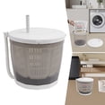thumbnail image 1 of 2 in 1 Mini Manual Washing Machine and Spin Dryer Modern Plastic Hand Washer Folded Compact Washer Non-Electric Washing Machine Freestanding Tabletop Mounting Type, 1 of 29