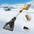 thumbnail image 1 of 2 In 1 Multi-Functional Snow Shovel,30"-37"Adjustable Length Ice Scraper with Lamp,Long Handle Designs Convenient for Cleaning Various Places,Suitable for Winter Snow Removal & Vehicle Cleaning, 1 of 6