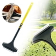 thumbnail image 1 of 2 In 1 Multifunctional Window Screen Cleaning Brush Mesh Cleaner Tool Design Yellow Screen Cleaner Tool With Squeegee For Glass Windows Doors Patio Porch Sofa Car Interior Handle Cleaning Brush, 1 of 8