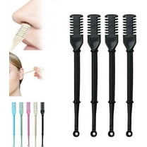 2 in 1 Nasal Hair Cutter for Women and Men,2025 Upgraded Nasal Hair Trimmer,Manual 360° Rotating Nose Hairs Remover Tool,Double Sided Nose Hairs Cleaner with Ear Picke,Travel Essentials
