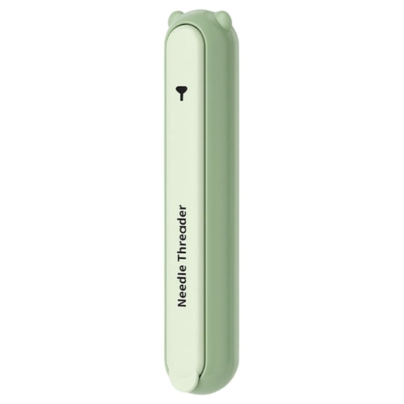 2 in 1 Needle Threader Seam Ripper, Stretchable Seam Rippers for Sewing, Thread Remover Tool for Hand Sewing, Knitting, Cross Stitch, Embroidery and Thread Removal (Green)