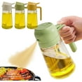 thumbnail image 1 of 2 In 1 Oil Dispenser And Oil Sprayer, 2024 New Upgrade Large 450ml/600ml Oil Sprayer for Cooking Oil Dispenser Sprayer, Oil Dispenser for Kitchen Spray, Food-grade Oil Mister Spray Bottle, 1 of 5