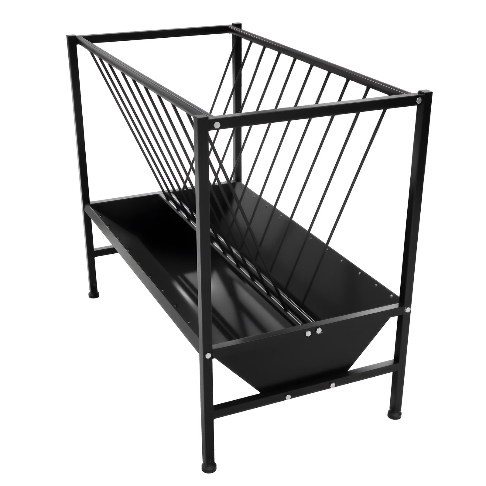2 in 1 Pasture Hay Feeder 70 Gallon, Heavy Duty Livestock 2 in 1 Hay ...