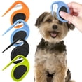 thumbnail image 1 of 2 in 1 Pet De-Matting Comb & Grooming Tool – Stainless Steel Blade Rake for Removing Knots & Tangled Fur,Safe Shedding Brush for Dogs & Cats,Blue,Blue, 1 of 6