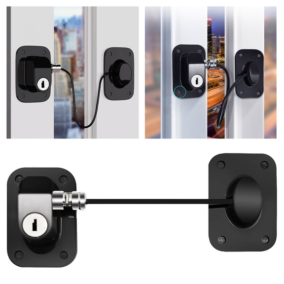 2/1 Piece Fridge Lock, Refrigerator Lock with Keys,for Fridge, Cabinet Locks, Drawers, Dishwasher, Toilet and ChildSafety Cabinet Locks, 3MAdhesive No Drilling