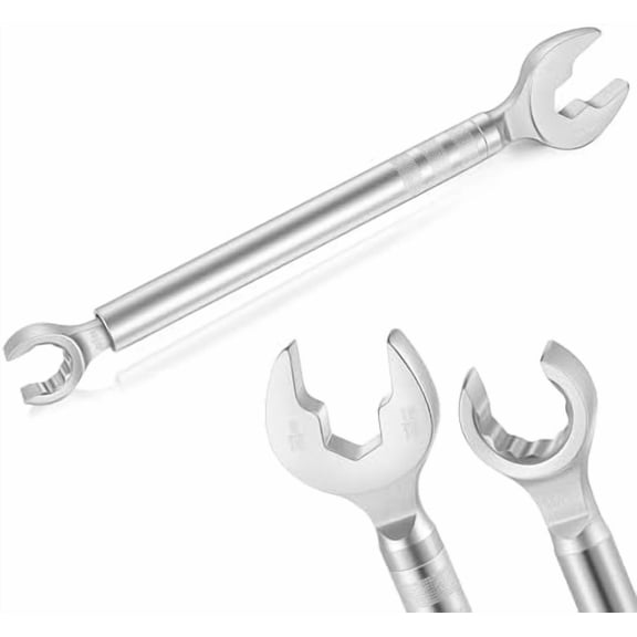 2 in 1 Plumber Wrench for Faucet Valve, Angle Stop Wrench Replacement for 27023 Model 2002, Plumbing Tools for Straight Stops, Faucet Nuts, and Spigots