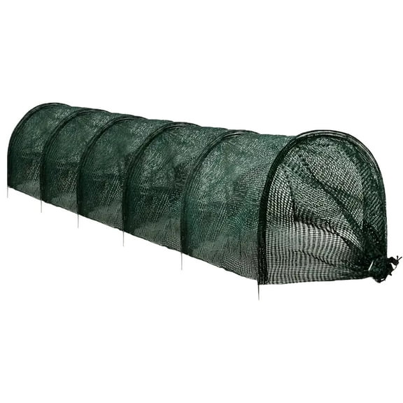 2 in 1 Portable Greenhouse Protection from Sun Heat,Garden Tunnel Shade Net Cover with Quick-Release Technology,Row Covers for Vegetables Cover from Sun (Pack 1)